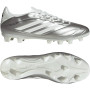 adidas Copa Pure IV Club Gazon Naturel Artificiel Chaussures de Foot (MG) Argenté Blanc Gris Foncé