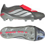 adidas Predator League FT Gazon Naturel Chaussures de Foot (FG) Gris Foncé Blanc Argenté Rouge