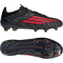 adidas F50 Elite Gazon Naturel Chaussures de Foot (FG) Noir Rouge Gris Foncé