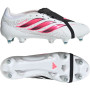 adidas Predator League FT IJzeren-Nop Voetbalschoenen (SG) Wit Zwart Roze