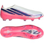 adidas F50 Hyperfast Pro Veterloze Gras Voetbalschoenen (FG) Wit Paars Roze