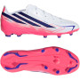 adidas F50 Hyperfast League Gras Voetbalschoenen (FG) Kids Wit Paars Roze
