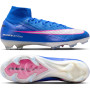Nike Zoom Mercurial Superfly 10 Elite Gras Football Boots (FG) Blue White Hot Pink