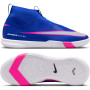 Nike Zoom Mercurial Superfly 10 Academy Veterloze Zaalvoetbalschoenen (IN) Kids Blauw Wit Felroze