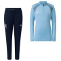Castore FC Twente Trainingspak 1/4-Zip 2026-2027 Kids Lichtblauw Donkerblauw Donkergrijs