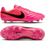Nike Tiempo Ligera Pro Gazon Naturel Chaussures de Foot (FG) Rose Vif Noir