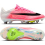 Nike Zoom Mercurial Superfly 11 Elite Crampons Vissés Chaussures de Foot (SG) Rose Vif Blanc Noir