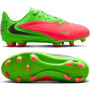 Nike Phantom 6 Low Haaland Club Grass/Artificial Grass Football Boots (MG) Kids Bright Green Red Black