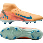 Nike Zoom Mercurial Superfly 10 Mbappé Academy Gras / Kunstgras Voetbalschoenen (MG) Lichtoranje Turquoise