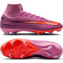 Nike Zoom Mercurial Superfly 10 Pro Gras Voetbalschoenen (FG) Roze Felrood Lichtblauw