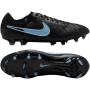 Nike Tiempo Legend 10 Pro Gras Voetbalschoenen (FG) Zwart Lichtblauw