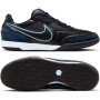 Nike Tiempo Street Gato Straatvoetbalschoenen Zwart Obsidian Lichtblauw
