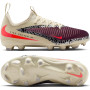 Nike Phantom 6 Low Academy Gras / Kunstgras Voetbalschoenen (MG) Kids Gebroken Wit Bordeauxrood Rood