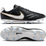Nike Tiempo Ligera Pro Gras Voetbalschoenen (FG) Zwart Wit Goud