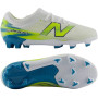 New Balance Furon V9 Team Gras Voetbalschoenen (FG) Kids Wit Geel Blauw