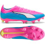 PUMA Ultra 6 Pro Gras / Kunstgras Voetbalschoenen (MG) Felroze Blauw Geel