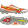 Mizuno Alpha III Elite Gras Football Boots (FG) White Orange Lime