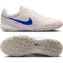 Nike Tiempo Ligera Pro Turf Chaussures de Foot (TF) Blanc Craie Bleu Blanc
