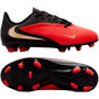 Nike Phantom 6 Low Club Gras / Kunstgras Voetbalschoenen (MG) Kids Zwart Felrood Goud