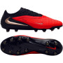 Nike Phantom 6 Low Elite Gazon Artificiel Chaussures de Foot (AG) Noir Rouge Vif Doré