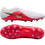 Nike Tiempo Maestro Elite Gazon Artificiel Chaussures de Foot (AG) Blanc Rouge Vif Doré