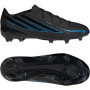 adidas F50 Hyperfast Elite Gazon Naturel Chaussures de Foot (FG) Enfants Noir Noir Bleu