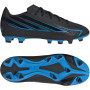 adidas F50 Hyperfast Club Grass/Artificial Grass Football Boots (MG) Kids Black Black Blue