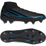 adidas F50 Hyperfast League Mid IJzeren-Nop Voetbalschoenen (SG) Zwart Zwart Blauw