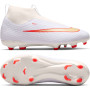 Nike Mercurial Superfly 11 Academy Grass/Artificial Grass Football Boots (MG) Kids White Bright Red Gold