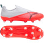 PUMA Ultra 7 Match Veterloze Gras / Kunstgras Voetbalschoenen (MG) Kids Wit Felrood Zwart