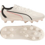 PUMA King 20 Match Gras / Kunstgras Voetbalschoenen (MG) Kids Gebroken Wit Zwart Rood
