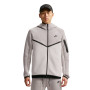 Gilet de sport Nike Tech Fleece gris clair beige noir
