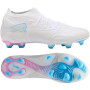 PUMA Future 9 Ultimate Gras Voetbalschoenen (FG) Wit Felblauw Felroze