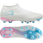 PUMA Future 9 Match Gras / Kunstgras Voetbalschoenen (MG) Wit Felblauw Felroze