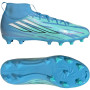 adidas F50 Sparkfusion Trinity League Grass/Artificial Grass Football Boots (MG) Kids Blue Bright Blue Hot Pink