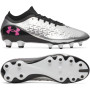 Under Armour Magnetico Pro 6 Grass Football Boots (FG) Black Metallic Silver Hot Pink