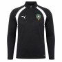 Haut d'entraînement PUMA Morocco 1/4-Zip 2026-2028 noir et blanc