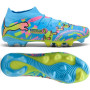 PUMA Future 9 Match ADV Gras / Kunstgras Voetbalschoenen (MG) Felblauw Felroze Neongroen