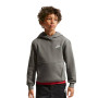 Nike Sportswear Club Fleece Hoodie Kids Donkergrijs Wit