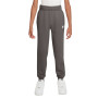 Pantalon de survêtement en polaire Nike Sportswear Club pour Enfants gris foncé et blanc