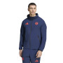 adidas Bayern München Tiro Travel Trainingsjack 2026-2027 Donkerblauw Rood