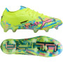 PUMA Ultra Nitro 7 Ultimate ADV Gras Voetbalschoenen (FG) Neongroen Felblauw Felroze