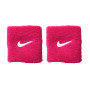 Nike Swoosh Classic Polsbanden 2-Pack Felroze Zwart