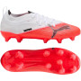 PUMA Ultra Nitro 7 Ultimate Gras / Kunstgras Voetbalschoenen (MG) Kids Wit Felrood Zwart