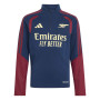 Maillot d'entraînement européen adidas Arsenal 1/4-Zip 2026-2027 pour Enfants, bleu foncé, rouge, jaune clair