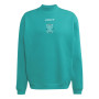 Pull adidas Liverpool EQT Crew Turquoise Noir Blanc