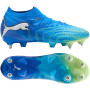 PUMA Future 9 Ultimate IJzeren-Nop Voetbalschoenen (SG) Blauw Luminous Blue Lime
