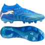 PUMA Future 9 Pro Gras / Kunstgras Voetbalschoenen (MG) Blauw Luminous Blue Lime