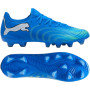 PUMA Future 9 Play Gras / Kunstgras Voetbalschoenen (MG) Blauw Luminous Blue Lime