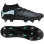 PUMA Future 9 Match IJzeren-Nop Voetbalschoenen (SG) Zwart Intense Mint Wit